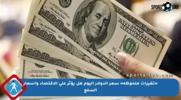 «تغيرات ملحوظة» سعر الدولار اليوم هل يؤثر على الاقتصاد وأسعار السلع